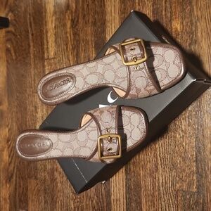 COACH Margot Jacqrd Sandal